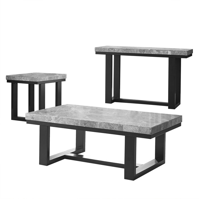 Hokku Designs Anagabriel 3 Piece Living Room Table Set & Reviews